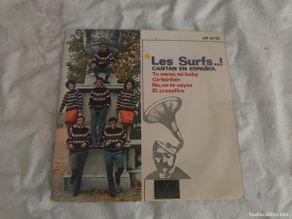 Discos de vinilo: SINGLE-Les Surfs – Tú serás mi baby / Chiribim Chiribim / No no te vayas / El Crossfire